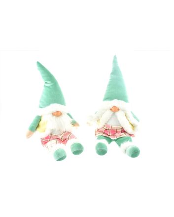 GNOMO SED.2ASS 22X16X58CM SCOZZESE DES.05B