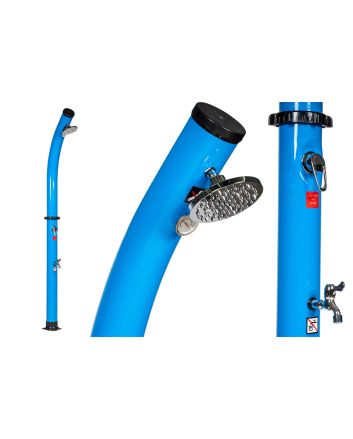 DOCCIA SOLARE DA GIARDINO 18L 217X11CM BLU
