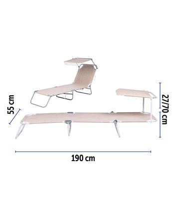 LETT.PIEG.PAR. 22*1 ALL/TXT 188X55X24 BEIGE