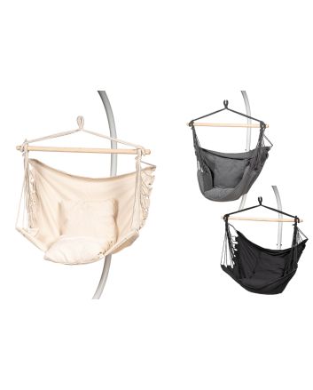 POLTRONA SOSPESA C/CUSCINO 100X100CM 3ASS