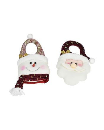 APP.BABBO/P.NEVE 30CM M.316 ROSSO/ORO