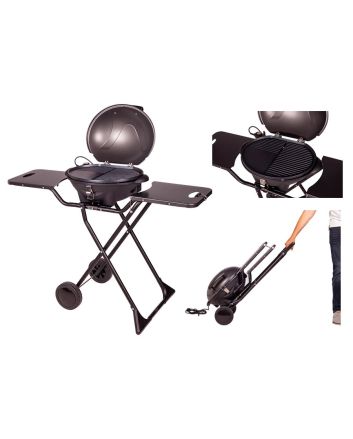 BBQ TROLLEY ELETTRICO 104X40X91CM NERO
