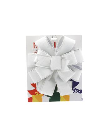 COCCARDA PUNTALE 28X78CM M.1471 ARGENTO