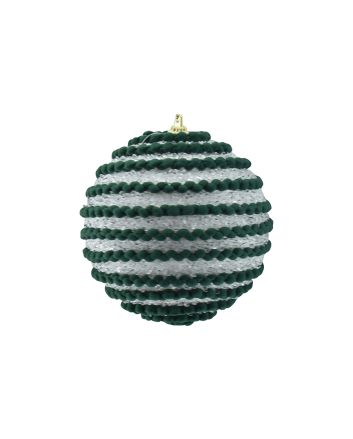 SFERA 10CM M.3 BIANCO/VERDE