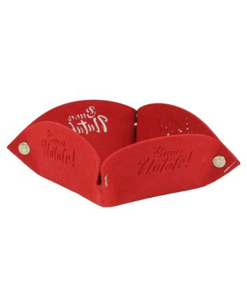 SVUOTATASCHE FELTRO D.30CM BAFFO ROSSO