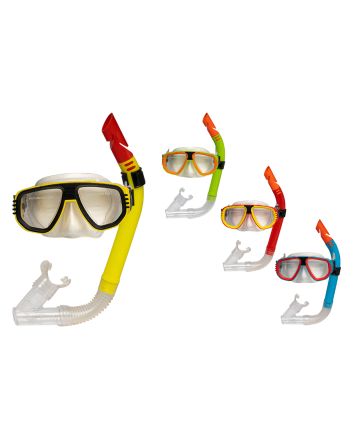 SET MASCHERA+BOCCAGLIO 4 COLORI ASS. M.21