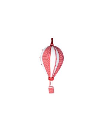 APPENDINO MONGOLFIERA 123CM ROSSO/BIANCO