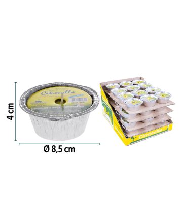 VASETTO IN ALLUMINIO CITRONELLA D.8,5CM-H.4CM