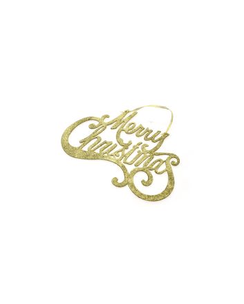APPENDINO MERRY CHRISTMAS 16*25CM ORO