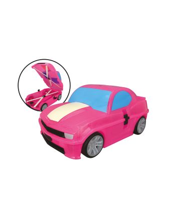 TROLLEY AUTO BIMBO 27X21X49 ROSA