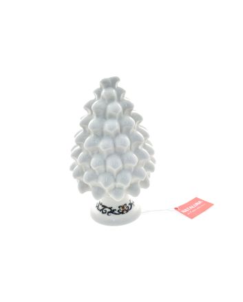 PIGNA PORCELLANA 11X11X18,8CM BIANCO