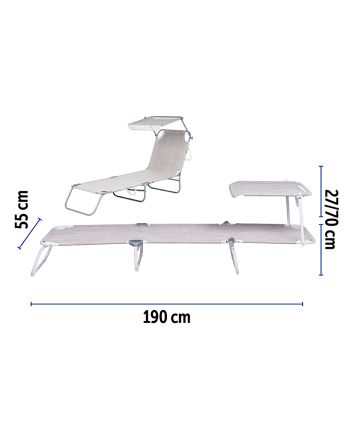 LETT.PIEG.PAR. 22*1 ALL/TXT 188X55X24 GRIGIO