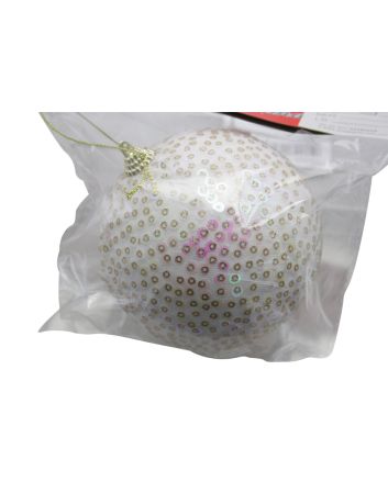 SFERA 10CM DEC.38 BIANCO