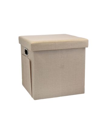 POUF LI/PL C/TASCHE 38X38X38CM M.L02-17 BEIGE