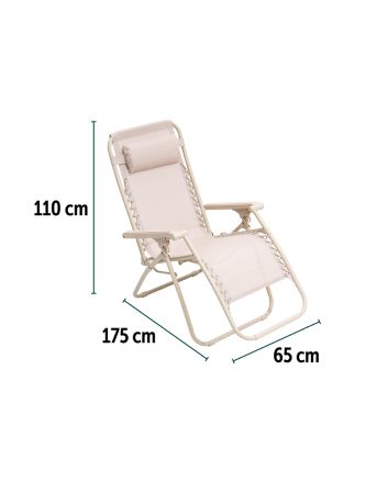 ZERO GRAVITY T25X0.8MM 173X65X110CM F.SABBIA
