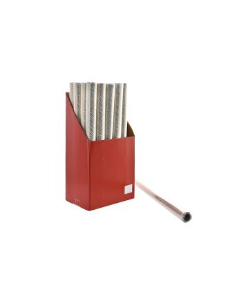 NASTRO NATALIZIO 48CMX2,7M MOD.3WG BIANCO/ORO