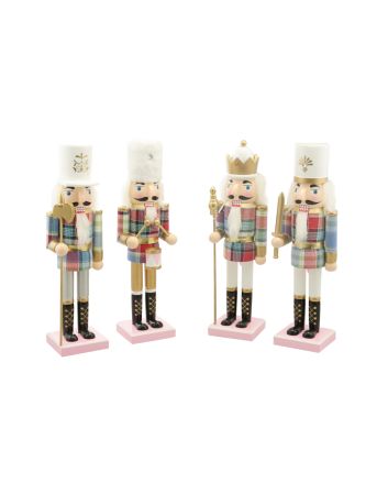 SCHIACCIANOCI 36CM SCOZZESE/BIANCO 4ASS