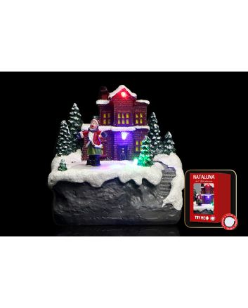 VILLAG.LED+MOV.11,3X11,3X11CM BATT.TRYME