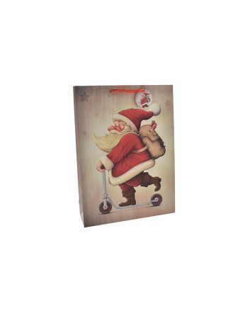 BUSTA NATALE 210GR 18X10X23CM DEC.04