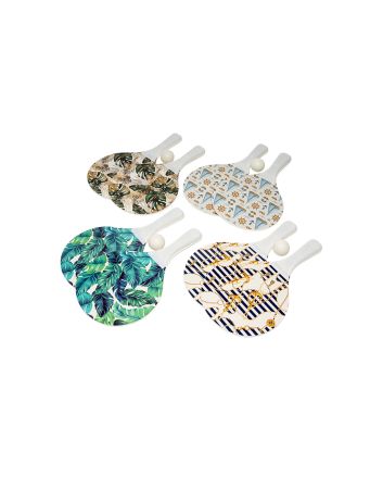 RACCHETTE SPIAG. SET 2RACCHET+PALL.4ASS DECOR