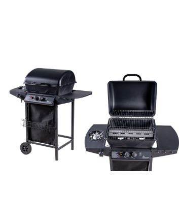 BBQ A GAS 3 FUOCHI G/ACCIAIO 91.3X46X120 FLY