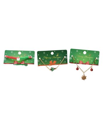 BRACCIALETTO NATAL. 16.5CM M.136 3ASS